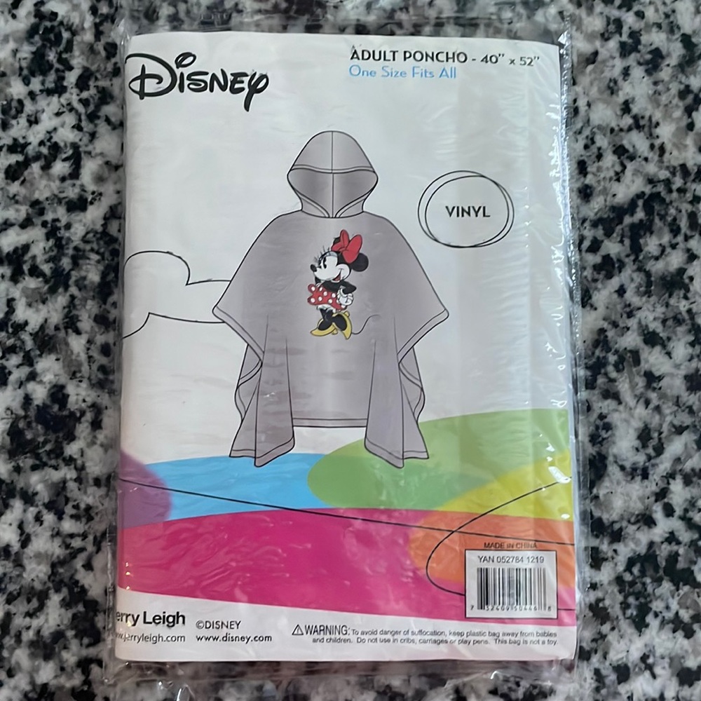Adult Disney poncho
